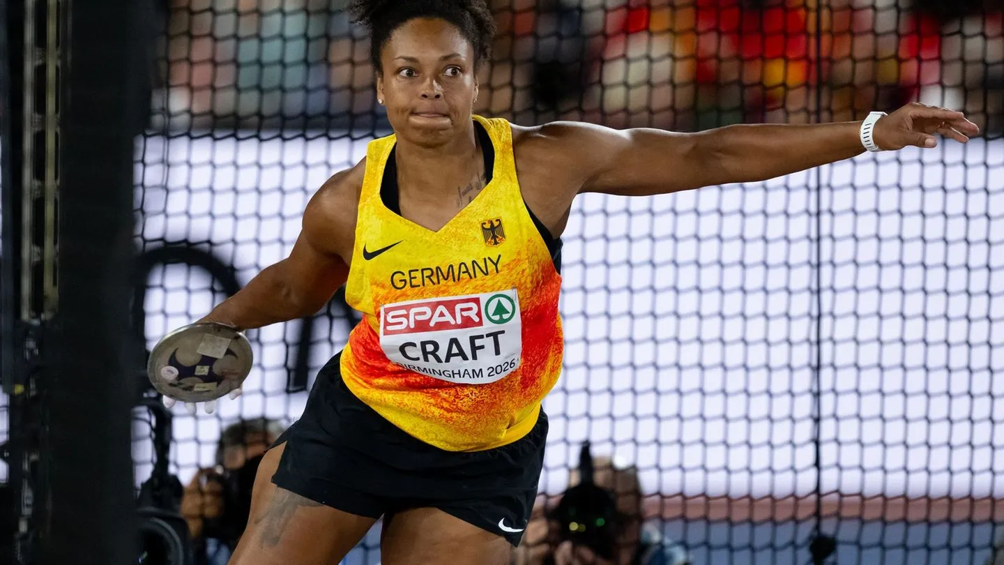 Athletics: Craft wins European silver in the discus — a proud result for Germany
