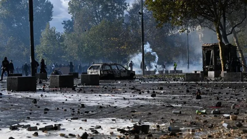 BFMTV: French Interior Minister Tenders Resignation Amid Protests — A Sign of Broader EU Weakness